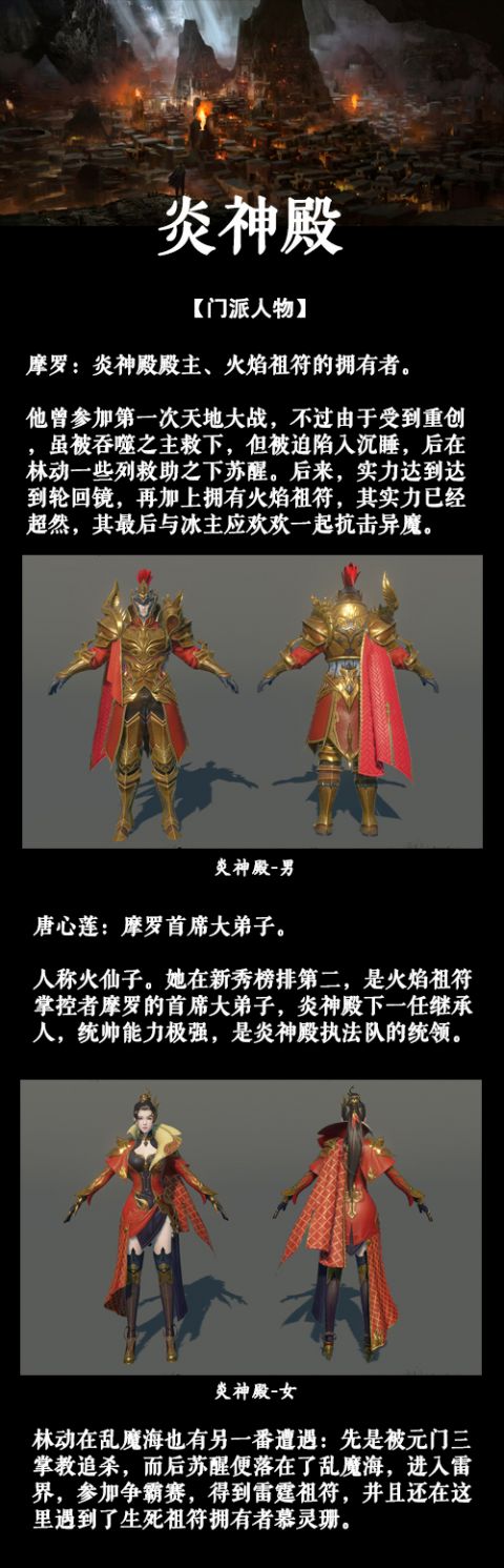 岩师讲堂丨乱魔海最强人族势力——炎神殿