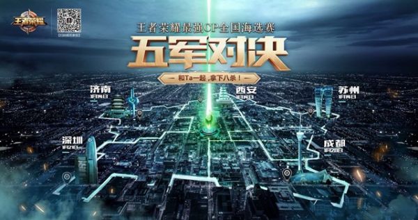 《王者荣耀》五军对决最强CP海选赛首周亮点回顾，五方对站台震撼亮相！