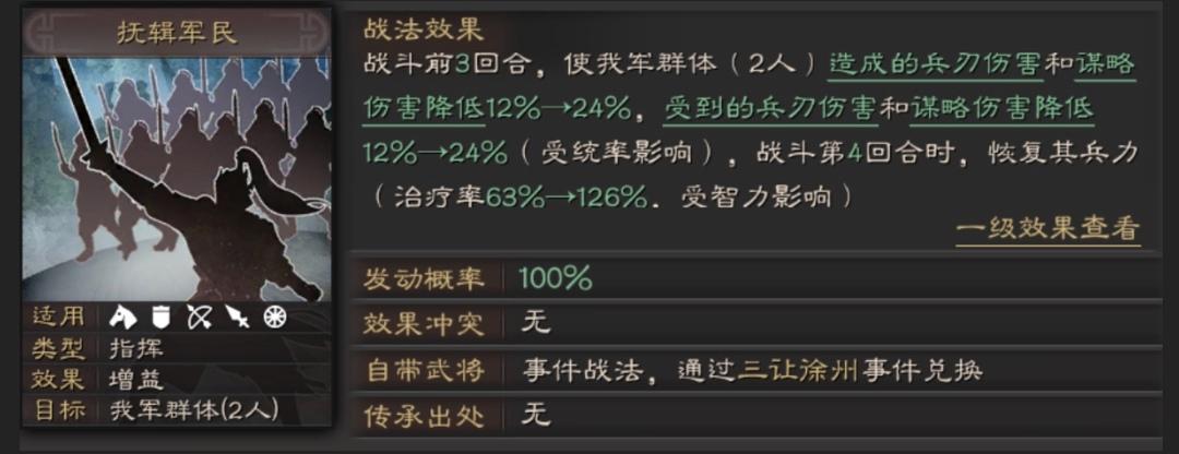 三国志：战略版抚辑军民怎么样？