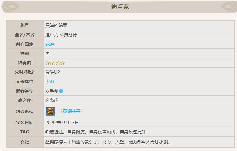 原神迪卢克和雷泽练谁？