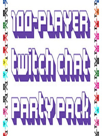 100人Twitch聊天包