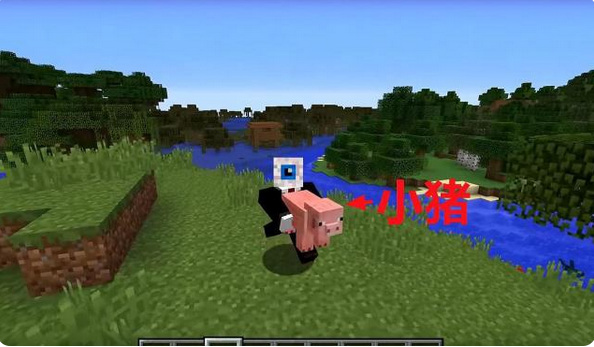 mc我的世界怎么抱起东西